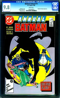 Buy BATMAN ANNUAL #11 CGC 9.8 WP CLAYFACE And PENGUIN Copper Age DC COMICS 1987 • 89.50£
