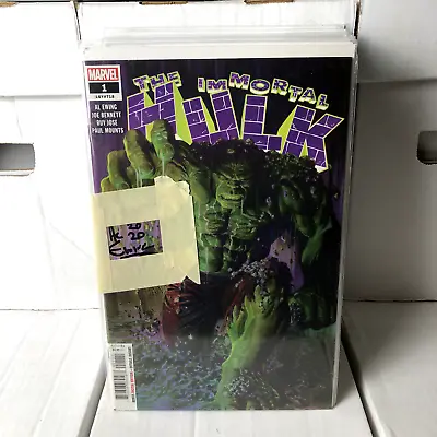 Buy IMMORTAL HULK # 1 Signed By Al Ewing | MARVEL COMICS August 2018 FIRST PRINTING • 79.69£