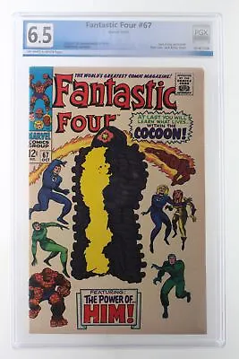 Buy Fantastic Four #67 - Marvel Comics 1967 PGX 6.5 Origin And 1st Appearance Of Him • 117.52£