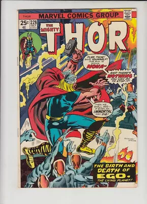 Buy Thor #228 Vg+ *galactus!! Has Mvs!! • 7.91£