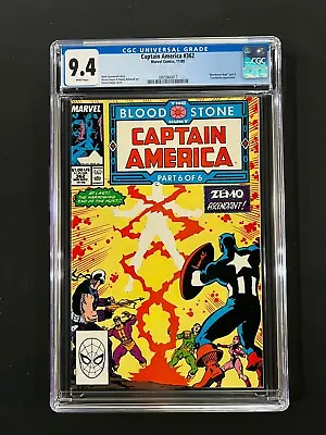 Buy Captain America #362 CGC 9.4 (1989) -  Bloodstone Hunt  Part 6 • 39.71£