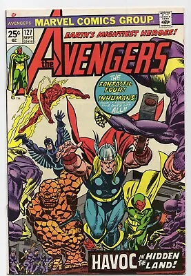 Buy 🔑 Avengers #127 - 1st App Ultron-7, Inhumans & FF - Marvel Comics (1974) • 32.13£