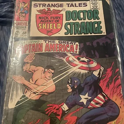 Buy Strange Tales # 159  Nick Fury Captain America  Marvel 1969 • 47.97£