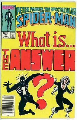 Buy Spectacular Spider-Man #92 (1976) - 6.0 FN *1st Appearance The Answer* Newsstand • 2.84£
