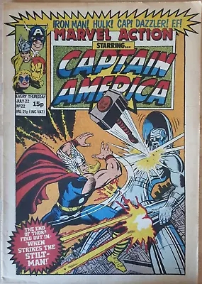 Buy Captain America #22 Marvel Comics UK 1981 Dazzler, Thor, Iron Man • 4£