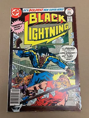 Buy Black Lightning #1 1977 Dc Comics First Appearance Newsstand Complete Fine+ • 31.62£