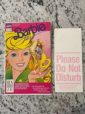 Buy Barbie # 1 NM Marvel Comic Book With Door Hanger Un-Used New Fashion Fun RH26 • 79.14£
