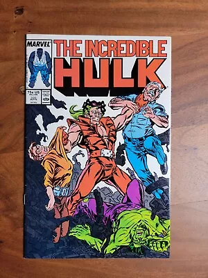 Buy Incredible Hulk #330 (Marvel 1987) Early Todd McFarlane Hulk (Cover) NM- • 17.83£