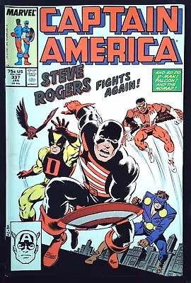 Buy CAPTAIN AMERICA (1968) #337 *Steve Rogers As The Captain* - Back Issue • 10.99£