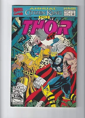 Buy Marvel Comics The Mighty Thor Annual 17, Citizen Kang Part 2 (1992) • 5£