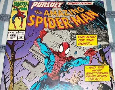 Buy The Amazing Spider-Man #389 Vs The Chameleon From May 1994 In VF- Condition DM • 9.45£