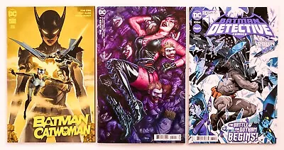 Buy Batman Catwoman #4A, The Joker #2B, Detective Comics #1034A, DC Comic Book Lot • 23.71£