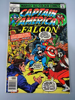 Buy Marvel Comics, Captain America #217 Vol.1 1978 • 10£