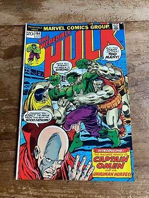 Buy Incredible Hulk #164 Marvel Comics 1973 1st Captain Omen Herb Trimpe Englehart 2 • 9.52£
