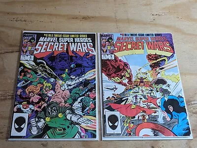 Buy KEY ISSUE Marvel Super-Heroes Secret Wars #6 #9 1984 Marvel Newsstand 1ST APPEAR • 142.30£
