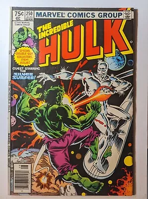Buy Incredible Hulk #250 Silver Surfer Marvel 1980 Sabra Collective Man Comic Book  • 14.46£