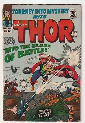 Buy Journey Into Mystery #117 (Marvel Comics 1965) VG- Thor In 'Nam 1st Odinsword • 18.39£
