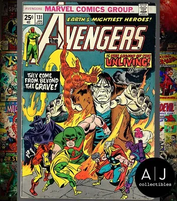 Buy Avengers #131 VG+ 4.5 1st Legion Of The Unliving; Vision, Iron Man, Mantis • 6.37£
