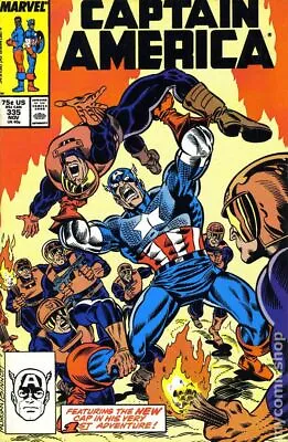 Buy Captain America #335 VF- 7.5 1987 Stock Image • 7.68£