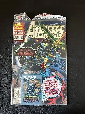 Buy Avengers Annual #22 W/Bloodwraith Card Marvel Comics 1993  Not Sealed • 7.88£