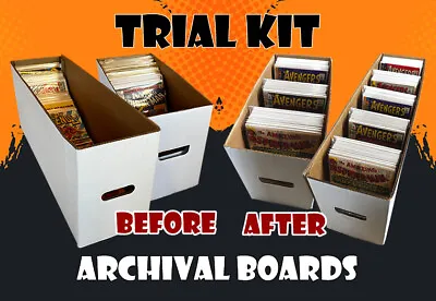 Buy Comic Box Divider Trial Kit With Archival Dividers - Divide And Organize Comics! • 14.22£