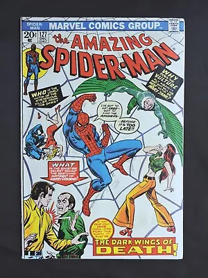 Buy Amazing Spider-Man Comic Book No 127 (1973) VF  The Dark Wings Of Death! • 23.68£
