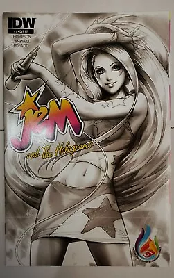 Buy Jem & The Holograms #1 Artgerm Sketch Variant IDW Wondercon Exclusive  • 119.92£