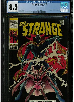 Buy Doctor Strange #177 Cgc 8.5 New Costume Roy Thomas 1969 Late Silver Age Marvel • 274.83£