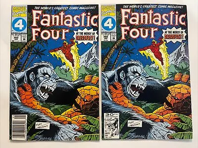 Buy Fantastic Four #360 Direct & Newsstand-KEY 1st Appearance Of Dreadface FN/VG • 10.39£