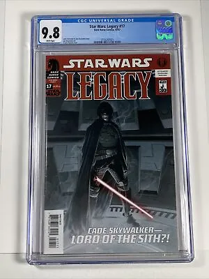 Buy Star Wars Legacy #17 CGC 9.8 (Dark Horse Comics) 1st Cade Skywalker As Sith Lord • 286.17£