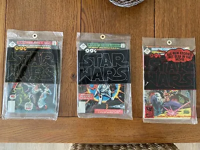 Buy Star Wars #1-#2-#3-#4-#5-#6-#7-#8-#9 - Marvel Comics - 1977 - Original Polly Bag • 395£