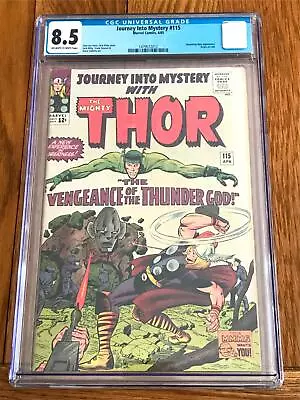 Buy Journey Into Mystery #115 CGC 8.5 - Detailed Origin Of Loki Continues And Ends • 180£