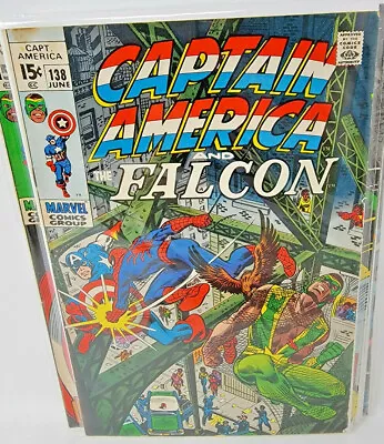Buy Captain America #138 Spider-man Cross-over *1971* 6.5 • 23.71£