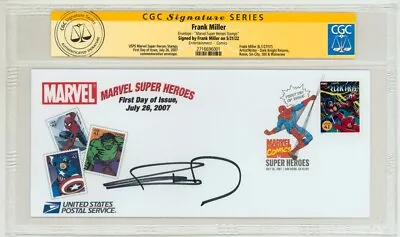Buy CGC SS Frank Miller SIGNED USPS FDI First Day Art Stamp ~ Daredevil #176 Elektra • 237.17£