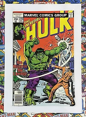 Buy Incredible Hulk #226 - Aug 1978 - Doc Samson Appearance! - Nm (9.4) Cents Copy! • 19.99£