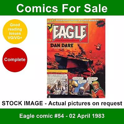 Buy Eagle Comic #54 - 02 April 1983 - VG/VG+ - Star Wars Advert • 3.99£