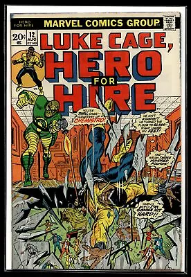 Buy 1973 Luke Cage Hero For Hire #12 1st Chemistro Marvel Comic • 15.80£
