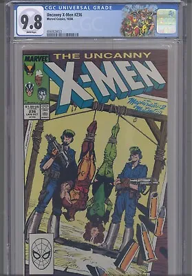 Buy Uncanny X-Men #236 CGC 9.8 1988 Marvel Comics Ms. Marvel App Custom Label • 75.73£
