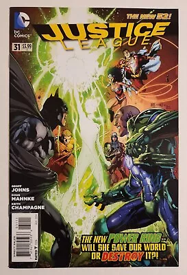 Buy Justice League #31 (2014, DC) VF New 52 1st Full App Jessica Cruz • 7.11£