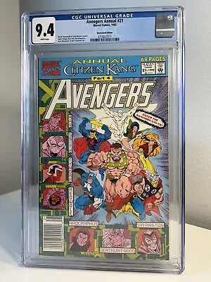 Buy Avengers Annual 21 CGC 9.4 1st Appearance Victor Timely (KANG) + Anachronauts • 59.93£