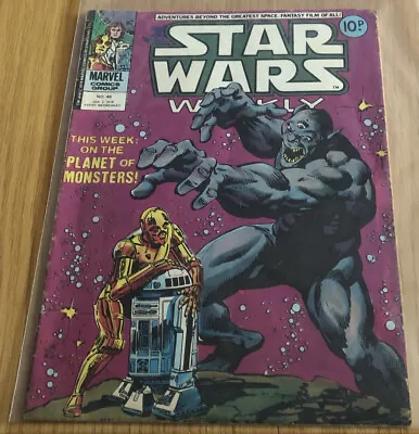 Buy STAR WARS WEEKLY Comic #48 - 3rd January 1979 (Marvel UK) & BAGGED • 5.97£