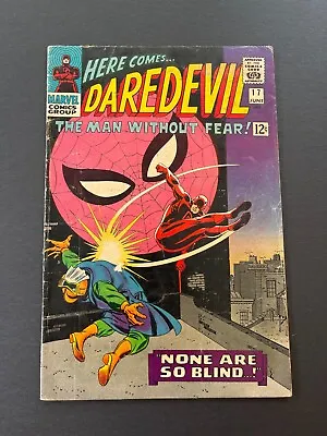 Buy Daredevil #17 - Spider-Man & Masked Marauder Appearance (Marvel, 1966) VG/VG+ • 24.36£
