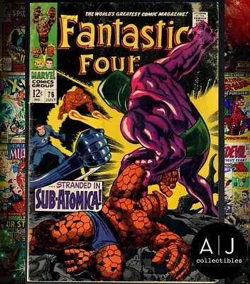 Buy Fantastic Four #76 VG+ 4.5 1968 • 12.92£
