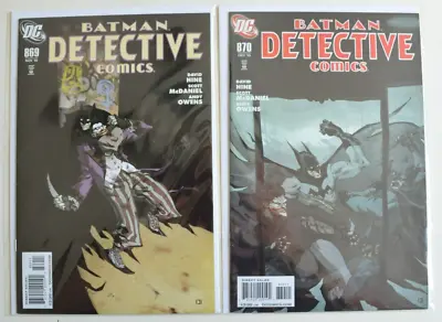 Buy Detective Comics (vol.1)  #869 + #870 (2011) VF+ To NM- • 7£