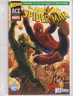 Buy Amazing Spider-man #14 Wizard Ace Signed Steve Skroce 1st Green Goblin Marvel • 39.95£