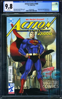 Buy Action Comics #1000 - First Print - Dc Comics - Cgc 9.8 - Sold Out - 80th Ann. • 134.40£