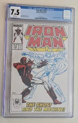 Buy Iron Man #219 / CGC Grade 7.5 • 20.91£