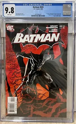 Buy Batman #655 D.C. 9/06 CGC9.8 White Pages • 256.64£