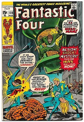 Buy Fantastic Four (1971) #108 *  Stan Lee / Jack Kirby / Buscema / Romita Sr  🔥🔥 • 46.19£