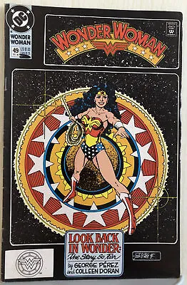 Buy Wonder Woman#49 December 1990, DC Comics, George Perez,Colleen Doran & Bagged • 12.97£